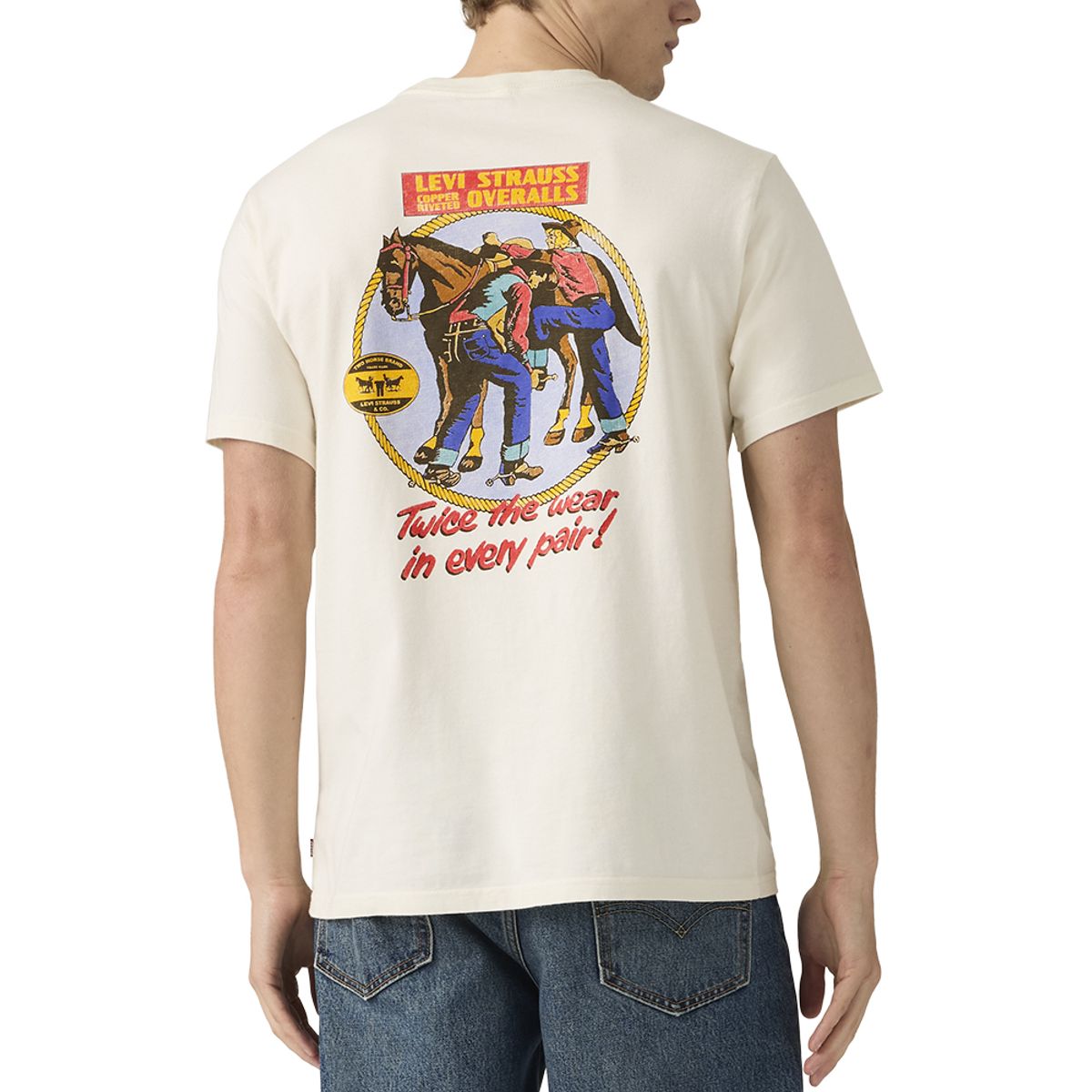 LEVIS - Polera Hombre Ss Relaxed Fit Tee Beige Levis
