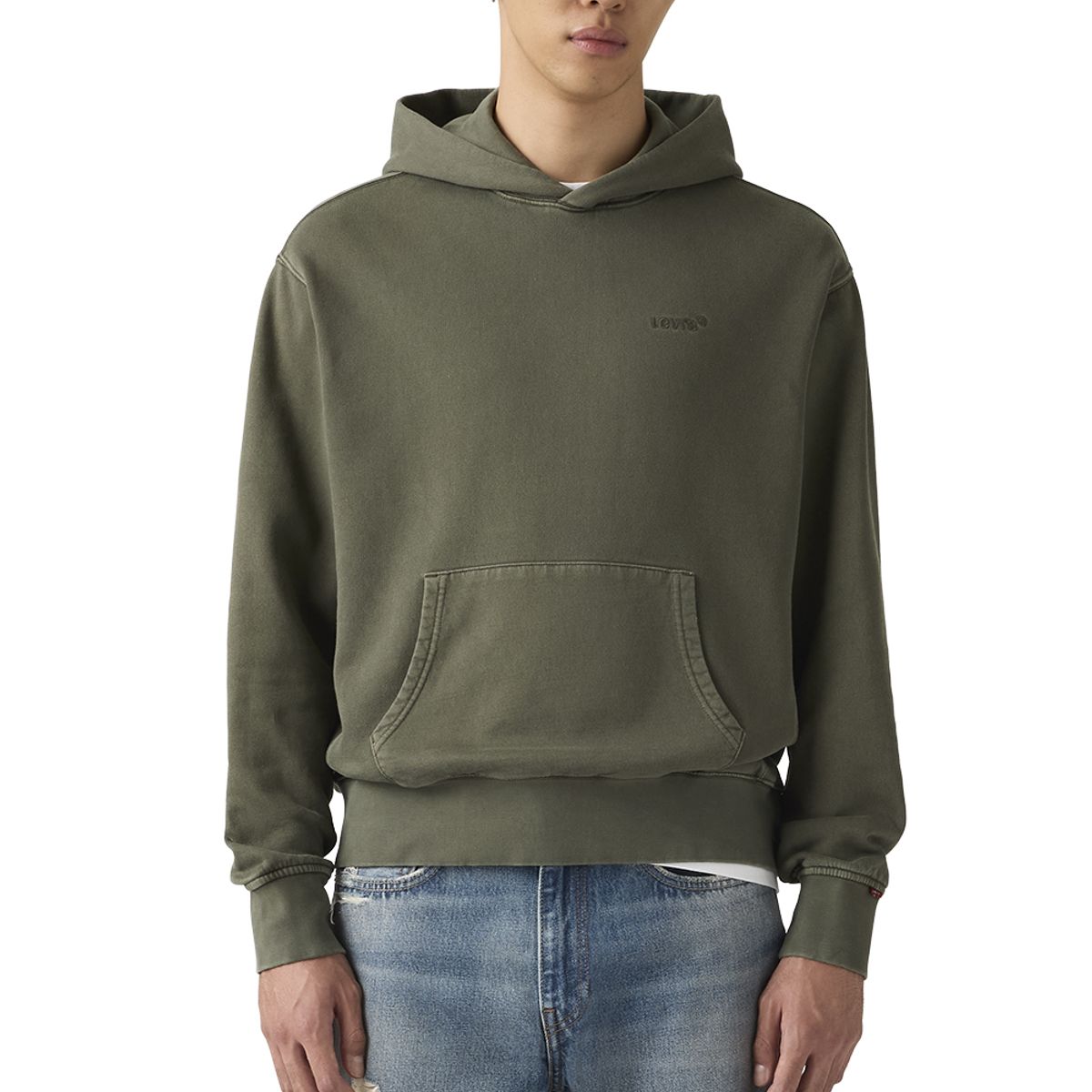 LEVIS - Polerón Hombre The Authentic Hoodie Verde Levis