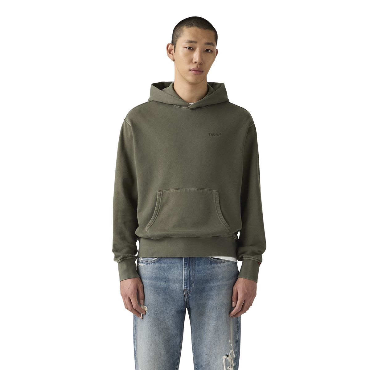 LEVIS - Polerón Hombre The Authentic Hoodie Verde Levis