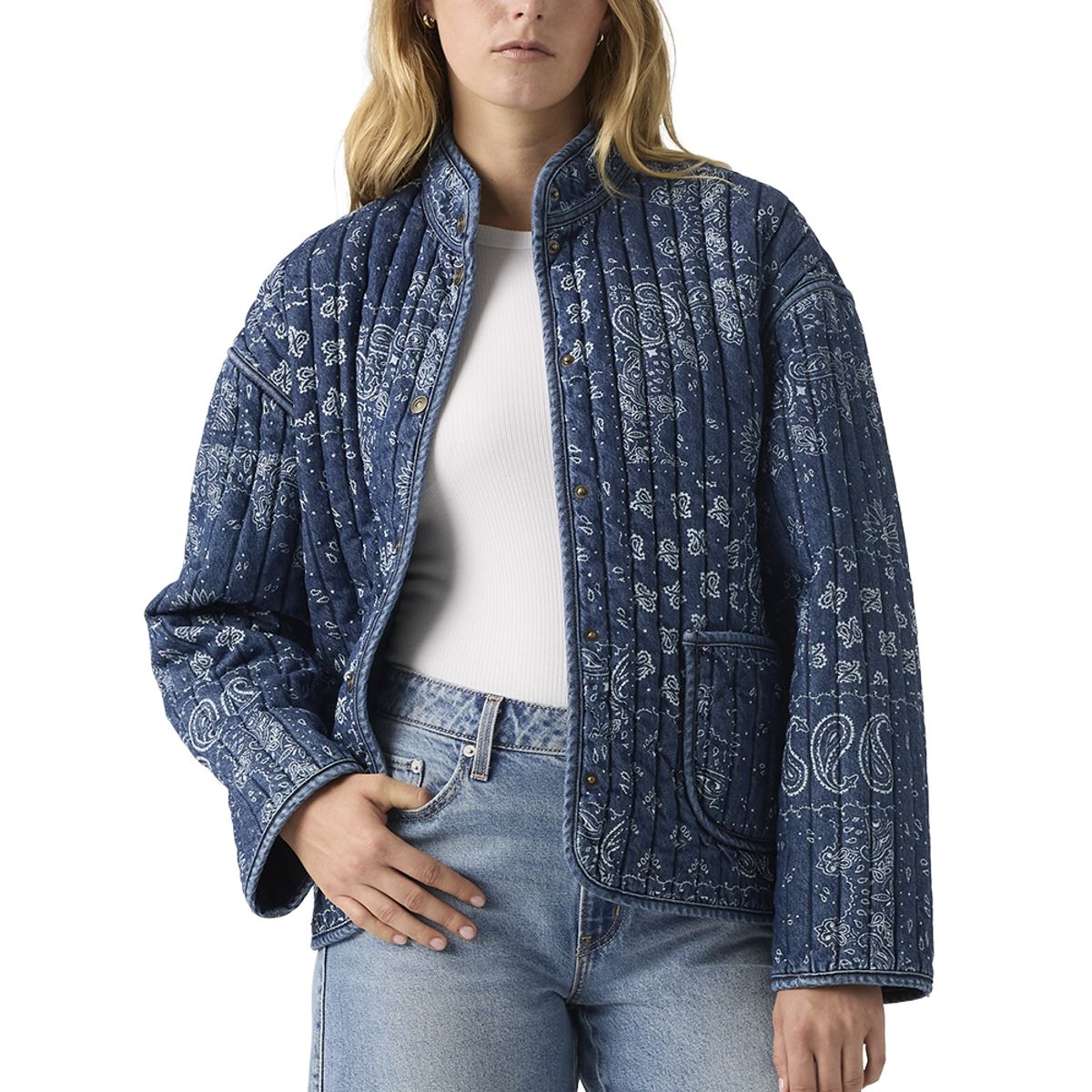 LEVIS - Chaqueta Mujer Lottie Liner Jacket Azul Levis