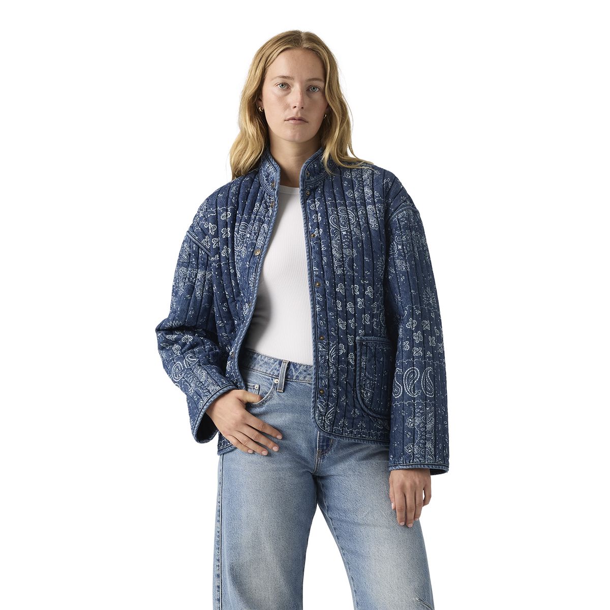 LEVIS - Chaqueta Mujer Lottie Liner Jacket Azul Levis