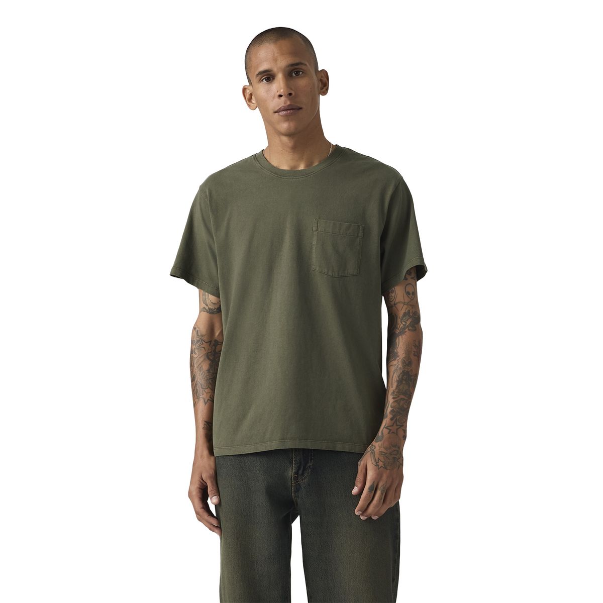 LEVIS - Polera Hombre Softee Verde Levis