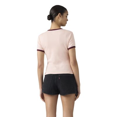 Imagen 2 del producto Polera Mujer Graphic Ringer Rickie Rosado