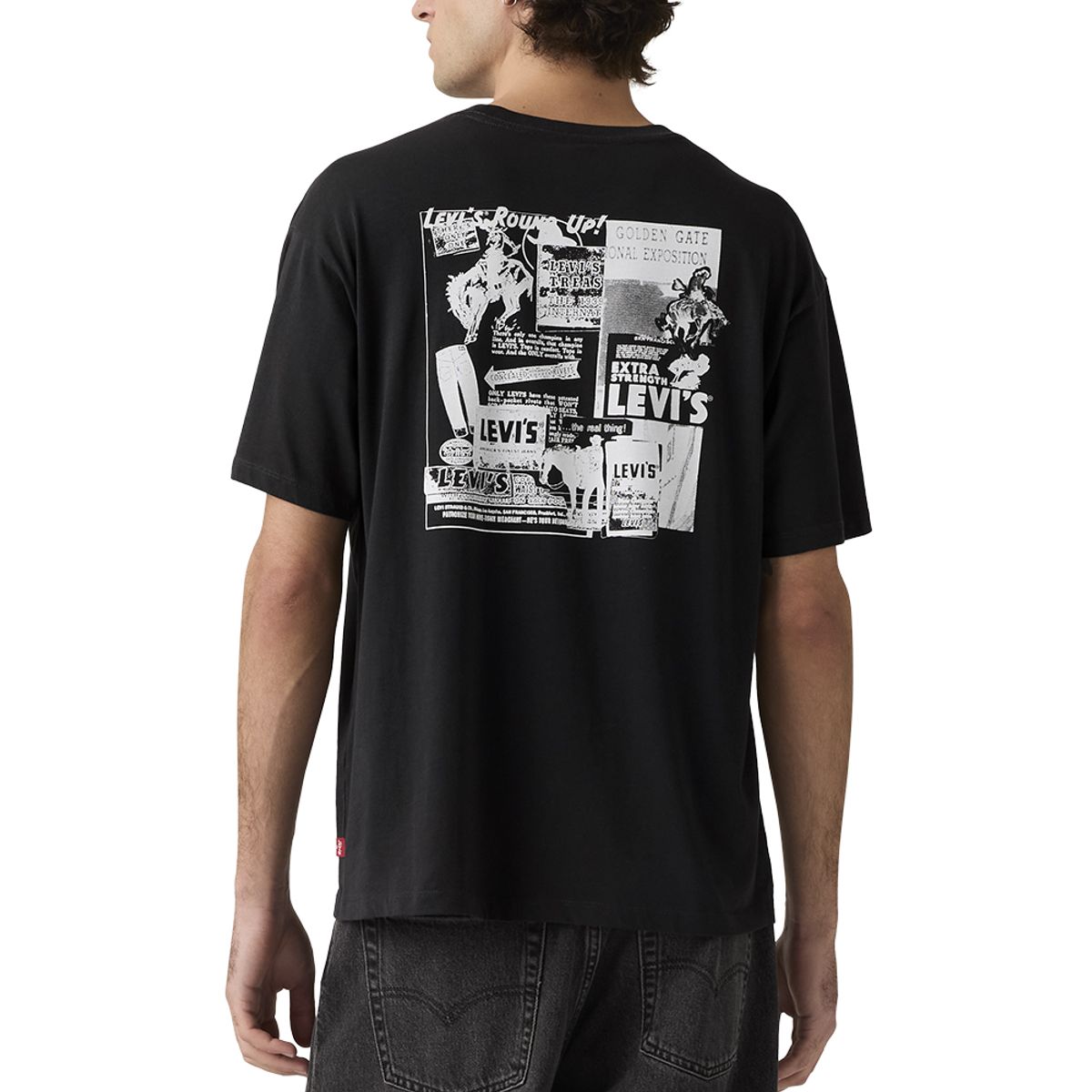 LEVIS - Polera Hombre Vintage Fit Graphic Tee Negro Levis