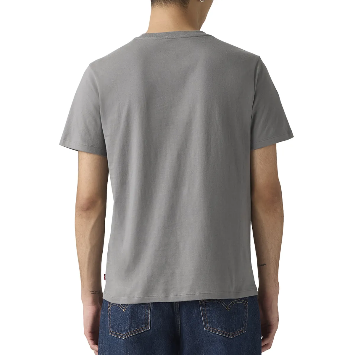 LEVIS - Polera Hombre Graphic Crewneck Tee Gris Levis