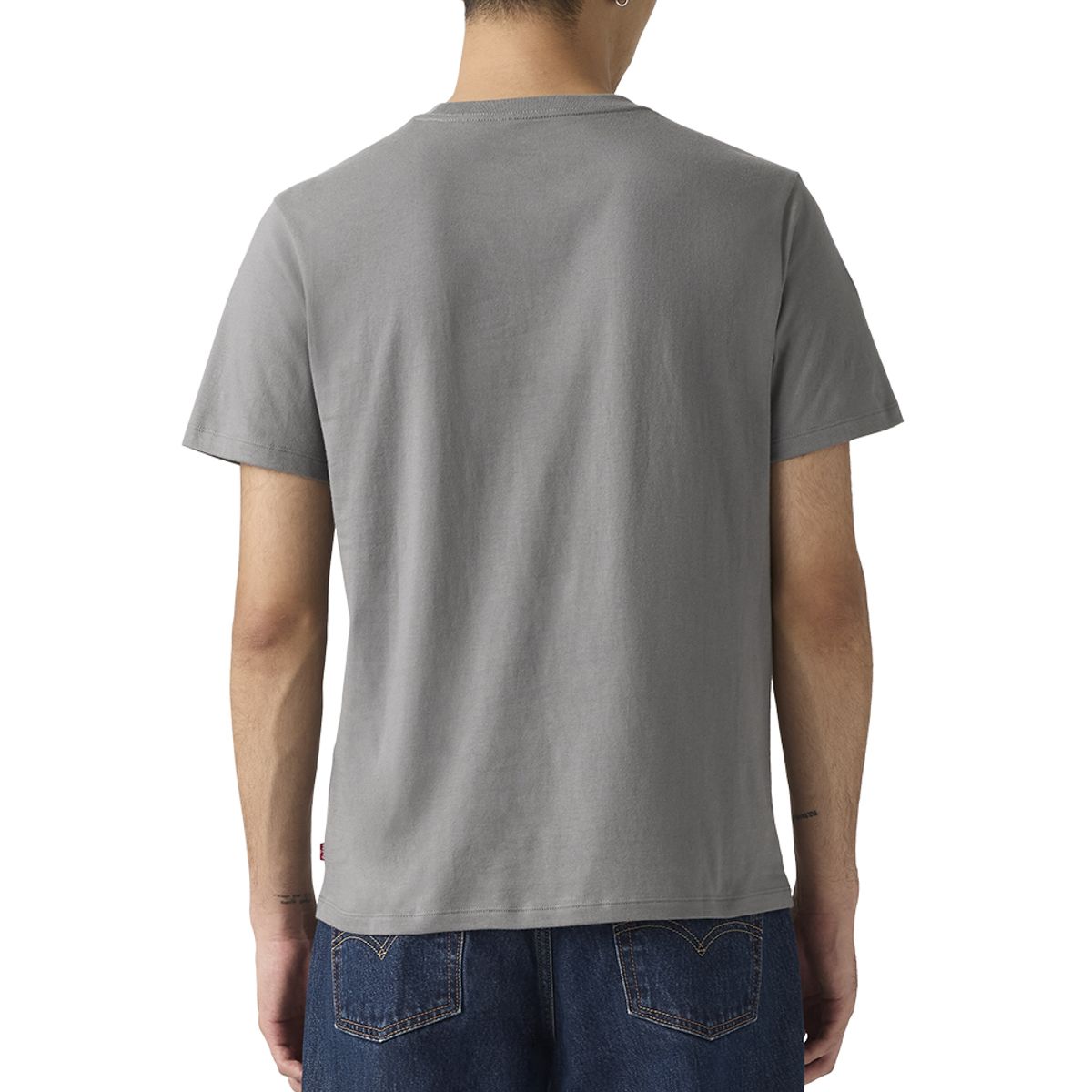 LEVIS - Polera Hombre Graphic Crewneck Tee Gris Levis