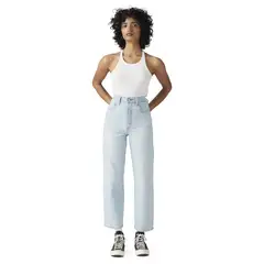 LEVIS - Jeans Mujer Ribcage Straight Ankle Celeste