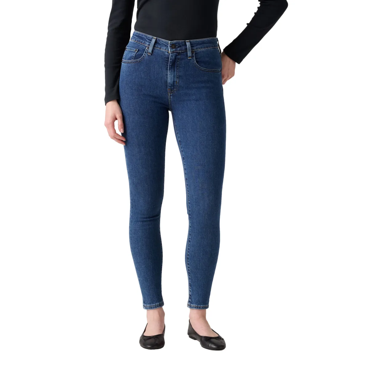 LEVIS - Jeans Mujer 721 High Rise Skinny Azul Levis