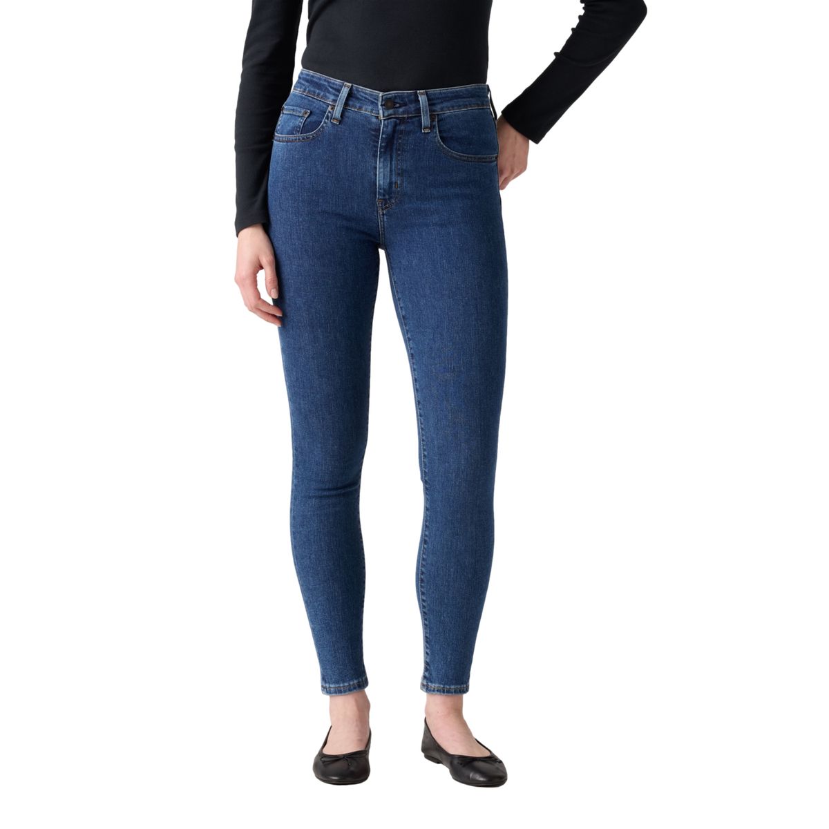 LEVIS - Jeans Mujer 721 High Rise Skinny Azul Levis