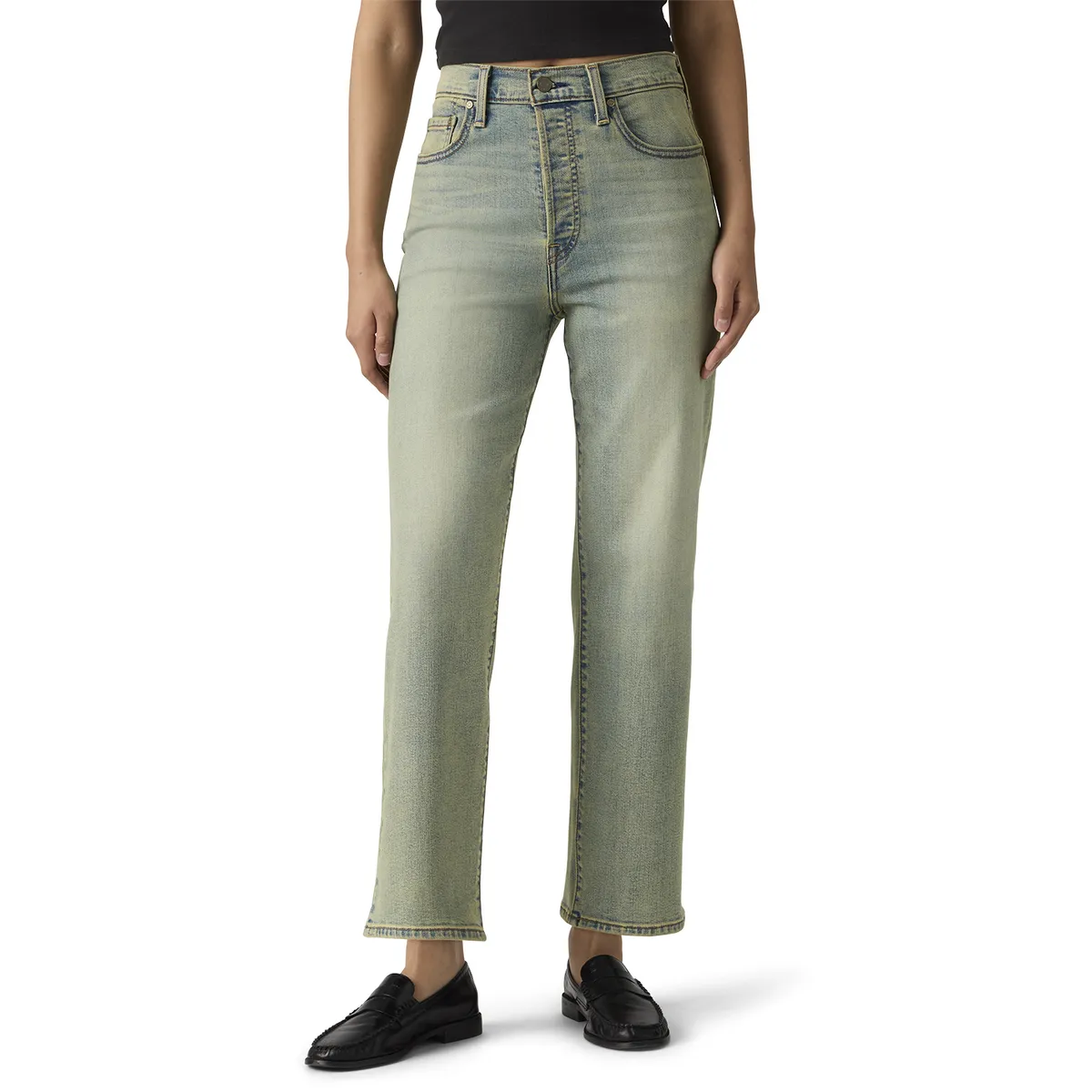 LEVIS - Jeans Mujer Ribcage Straight Ankle Azul Levis