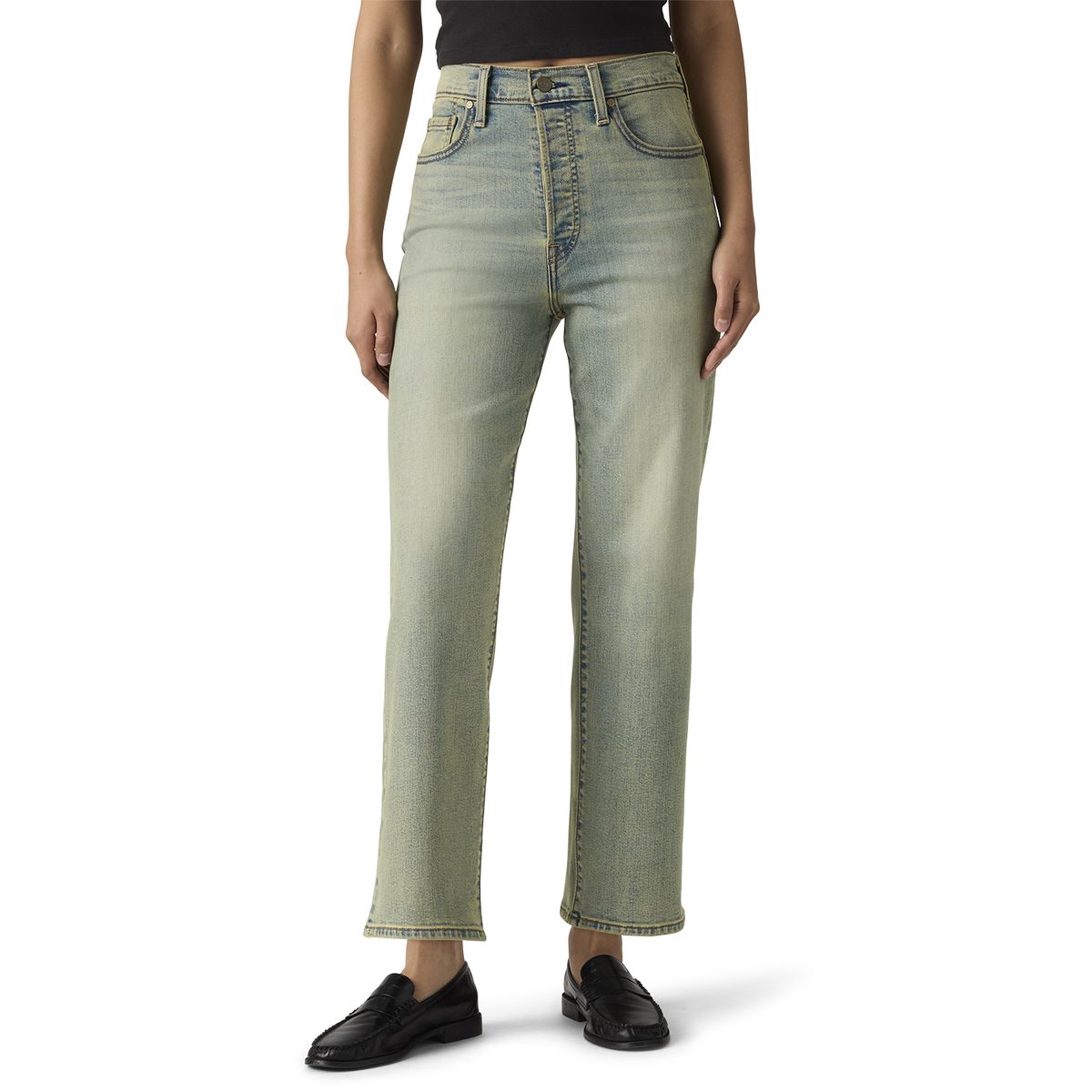 LEVIS - Jeans Mujer Ribcage Straight Ankle Azul Levis