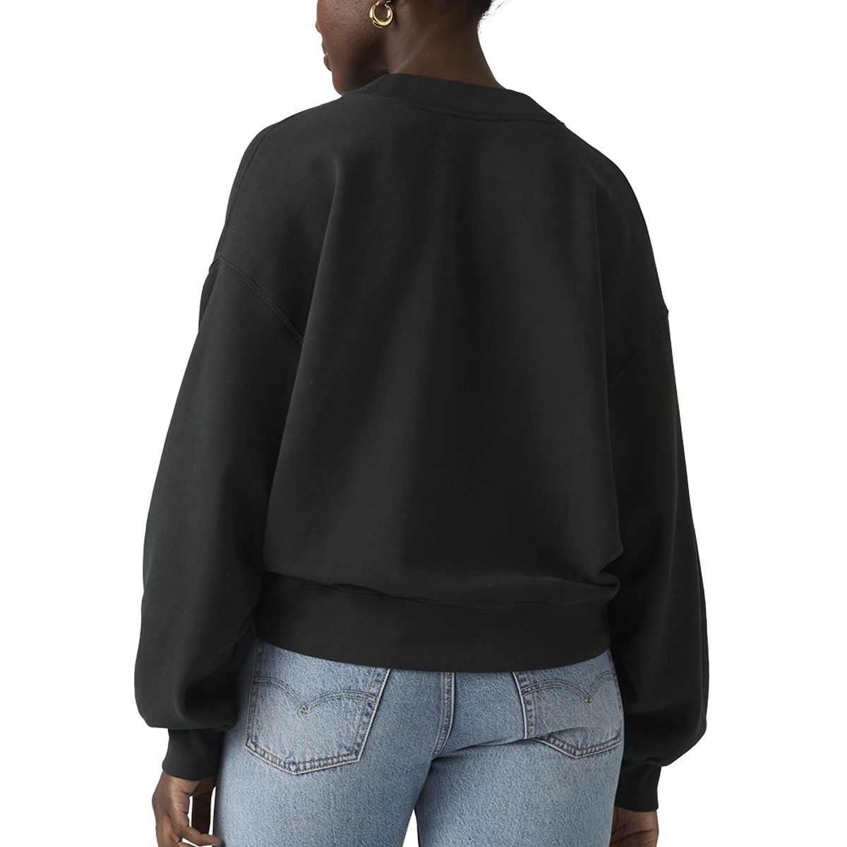 LEVIS - Polerón Mujer Vintage Vneck Negro Levis