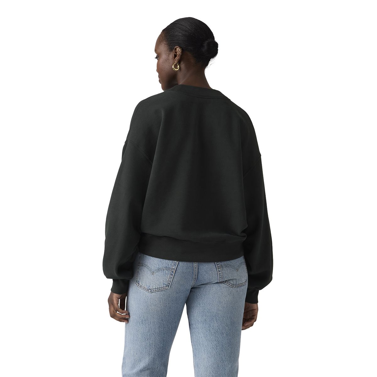 LEVIS - Polerón Mujer Vintage Vneck Negro Levis