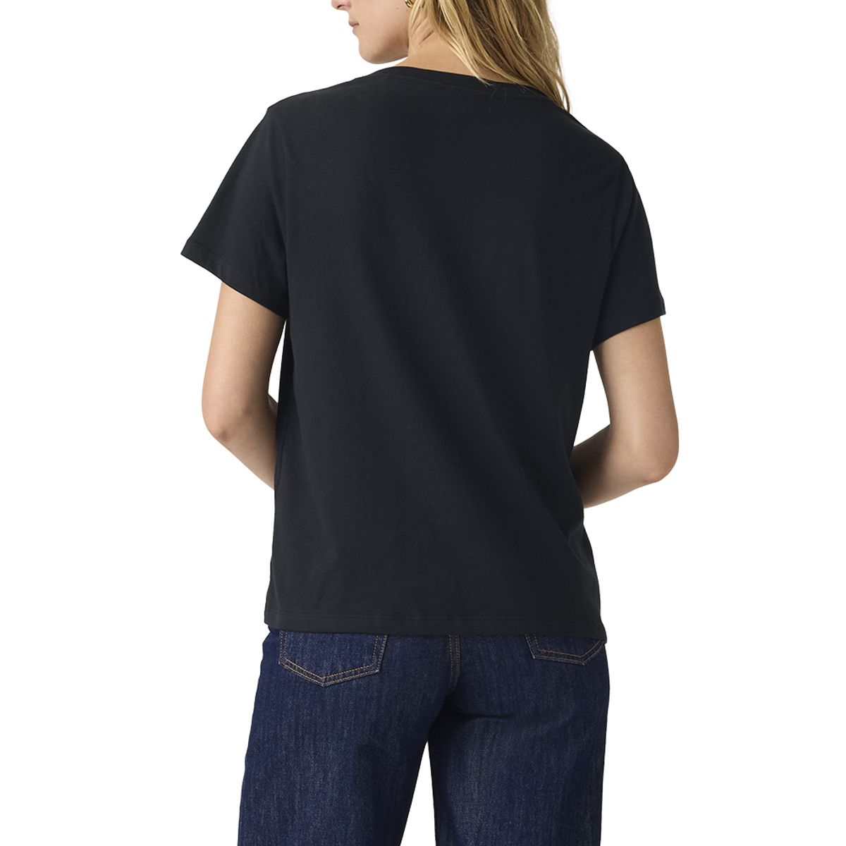 LEVIS - Polera Mujer Favorite V-neck Negro Levis