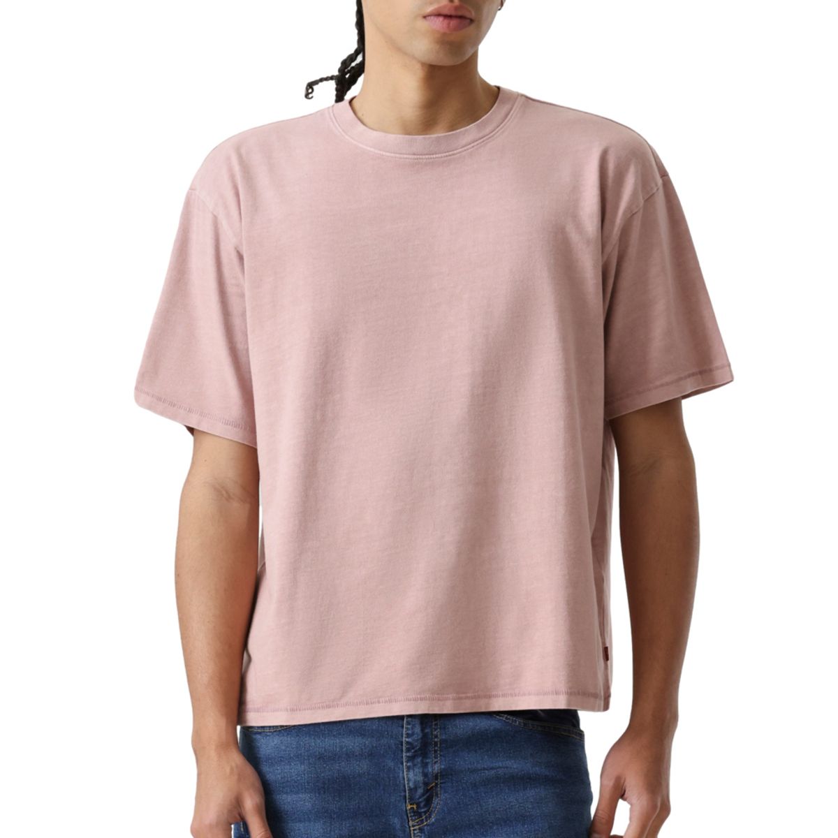 LEVIS - Polera Hombre Cropped Tee Beige Levis