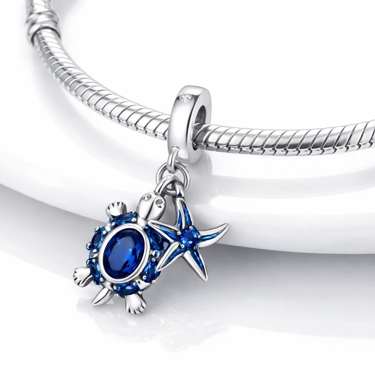 LK LUKSO - Charm Tortuga Estrella De Mar en Plata 925