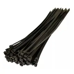 GENERICO - AMARRA PLASTICA CON PROTECCIÓN UV 3.6X150MM NEGRO ( BOLSA 100 UNDS)