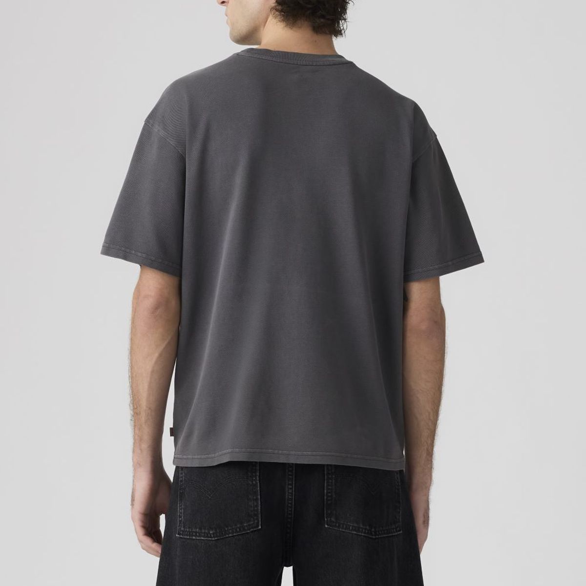 LEVIS - Polera Hombre Cropped Tee Gris Levis
