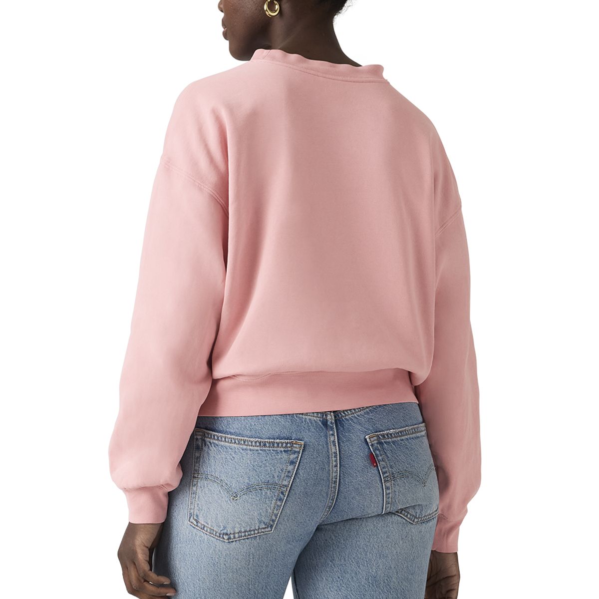 LEVIS - Polerón Mujer Vintage Boxy Crew Rosado Levis