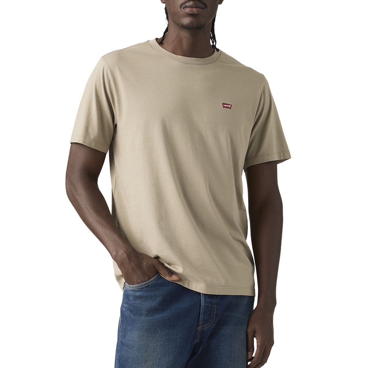 LEVIS - Polera Hombre Ss Classic Hm Tee Café Levis