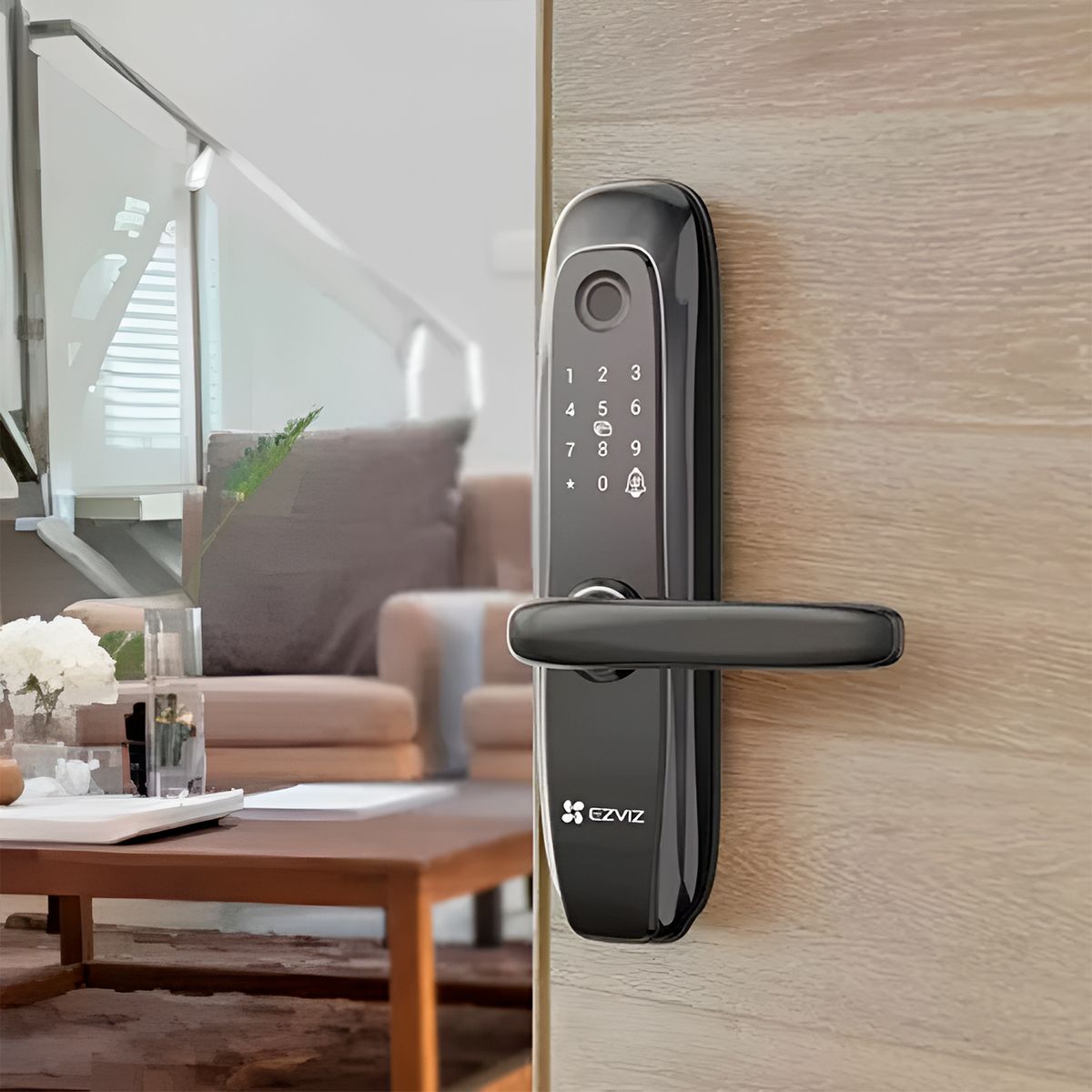 EZVIZ - Cerradura Ezviz Smart Lock L2S con Huella Digital y Teclado