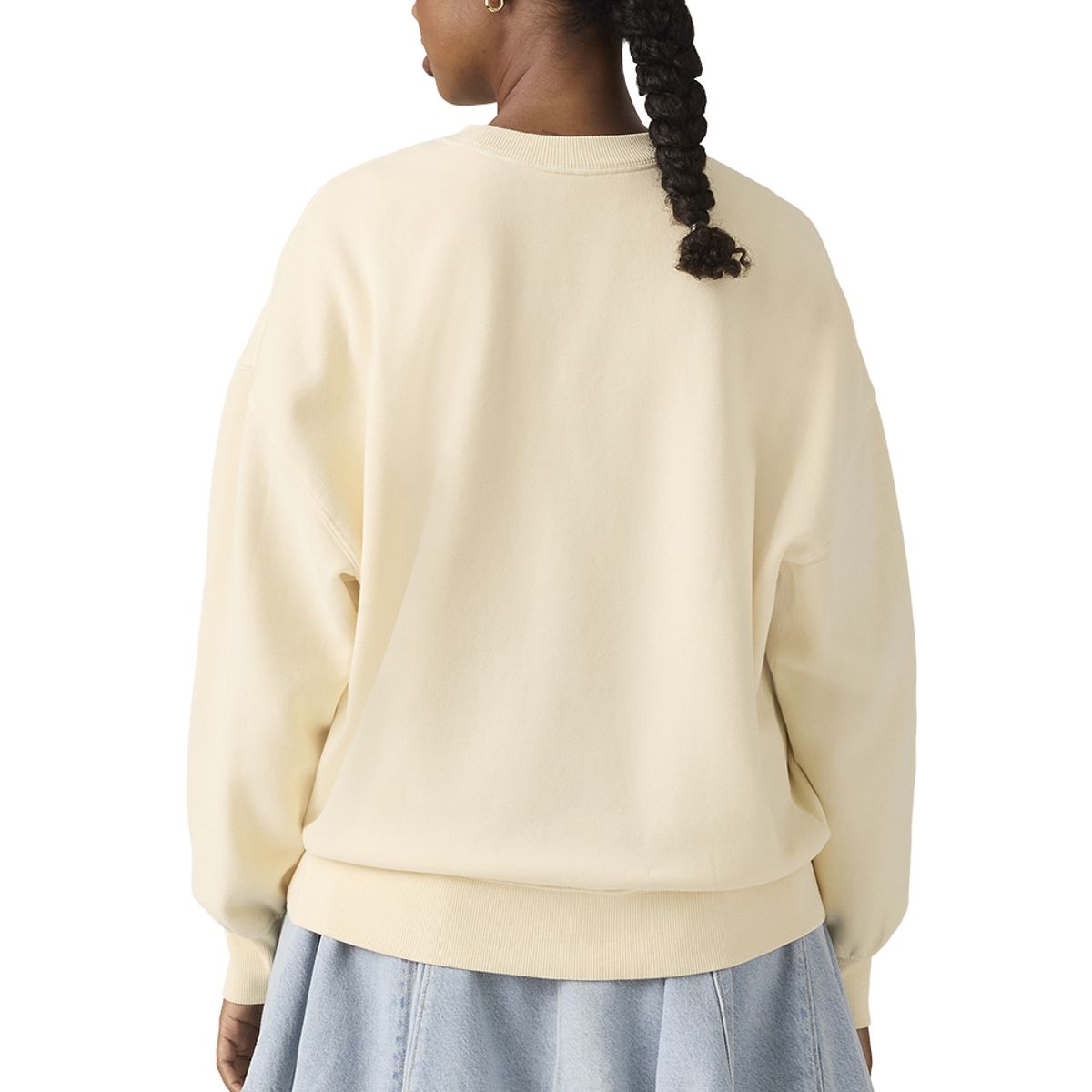 LEVIS - Polerón Mujer Vintage Oversized Crew Beige Levis