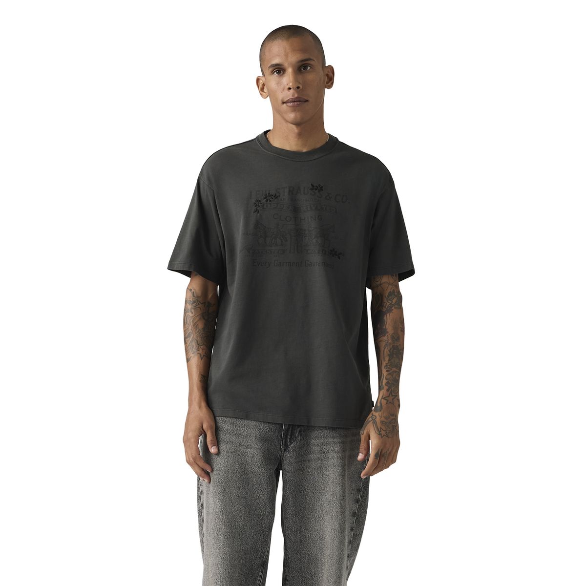LEVIS - Polera Hombre Vintage Fit Graphic Tee Negro Levis