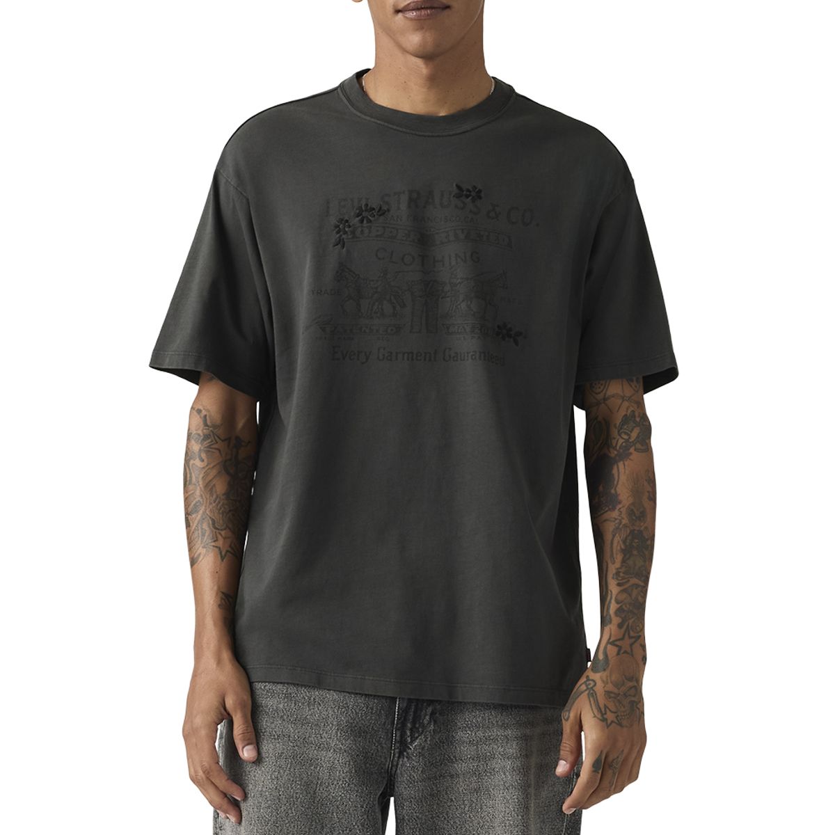LEVIS - Polera Hombre Vintage Fit Graphic Tee Negro Levis