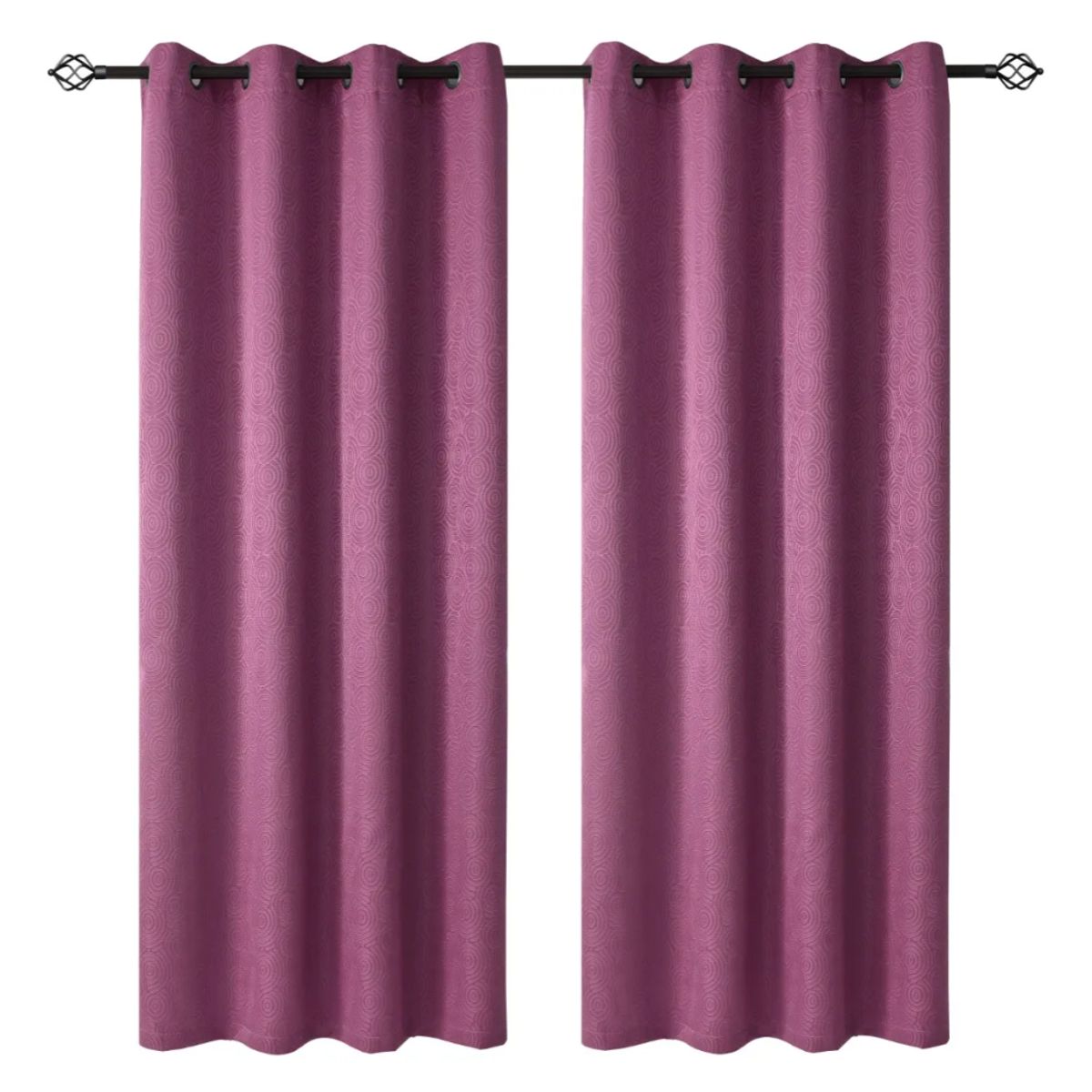 OKAY - Set Cortinas Hogar 2 Paños 140x220 Cm