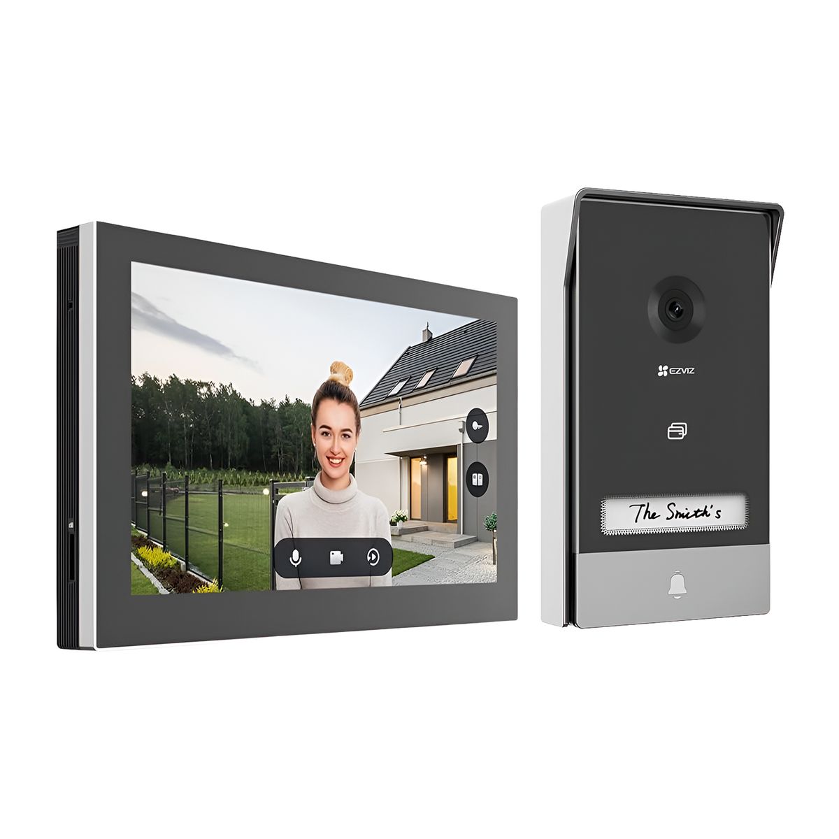 EZVIZ - Control Acceso Inteligente Ezviz HP7 WiFi 2K 3mp Smart Home