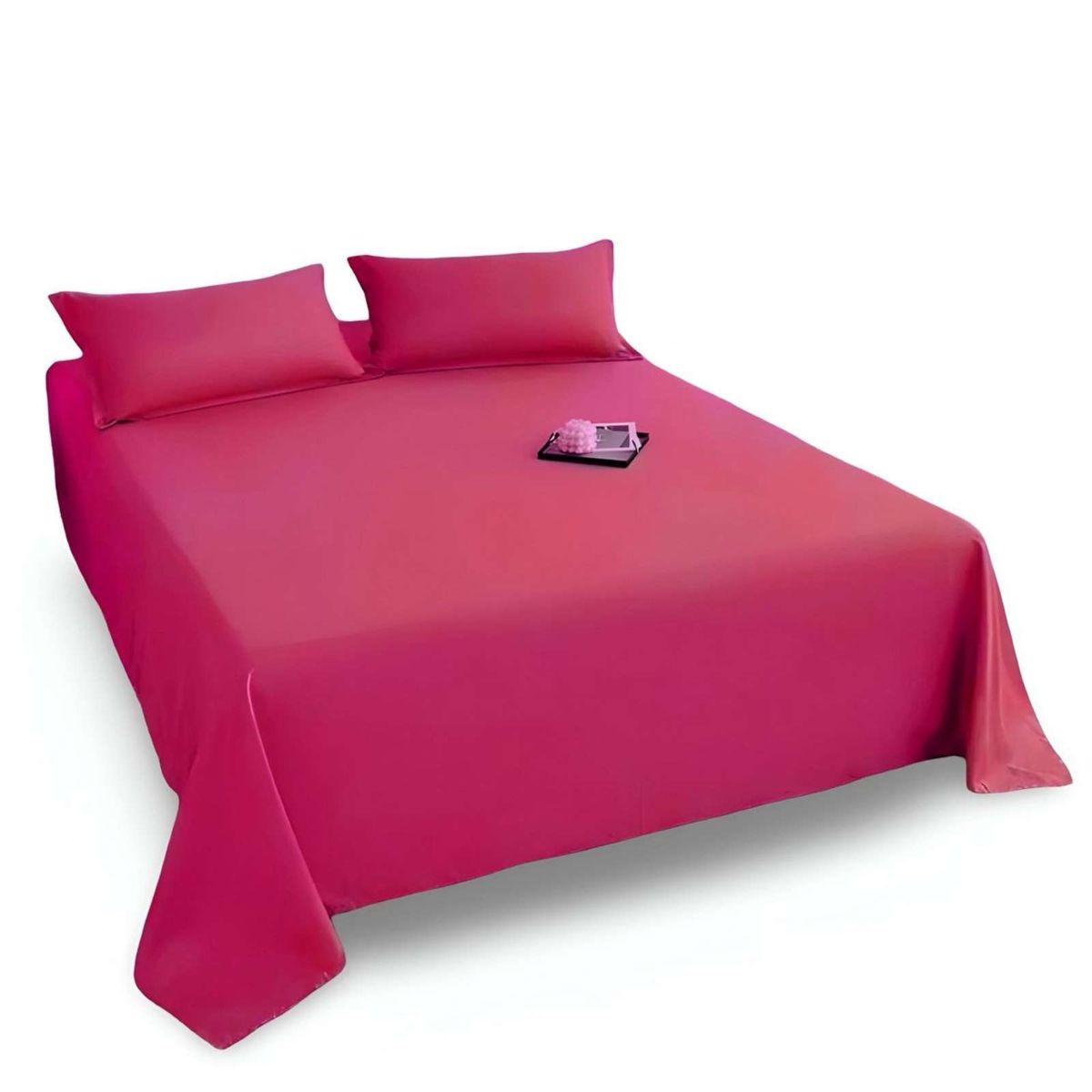 GENERICO - Juegos de Sábanas de POLIALGODON KING PINK