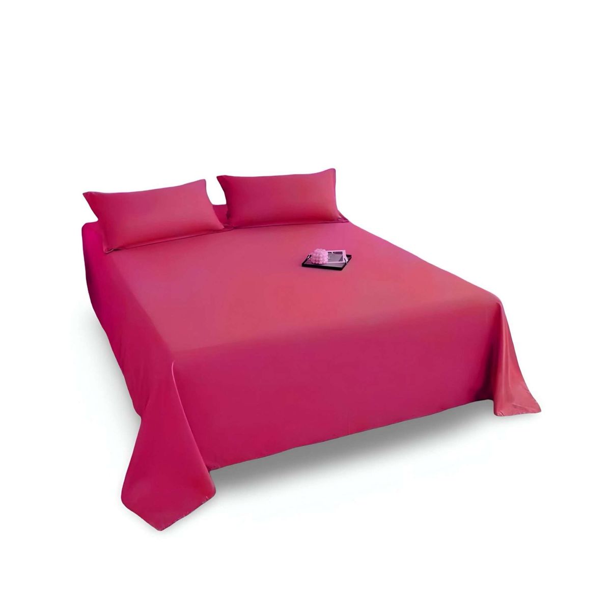 GENERICO - Juegos de Sábanas de POLIALGODON KING PINK