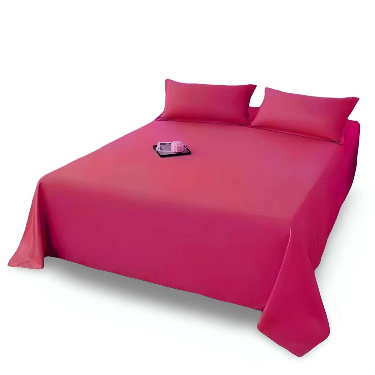 GENERICO - Juegos de Sábanas de POLIALGODON KING PINK