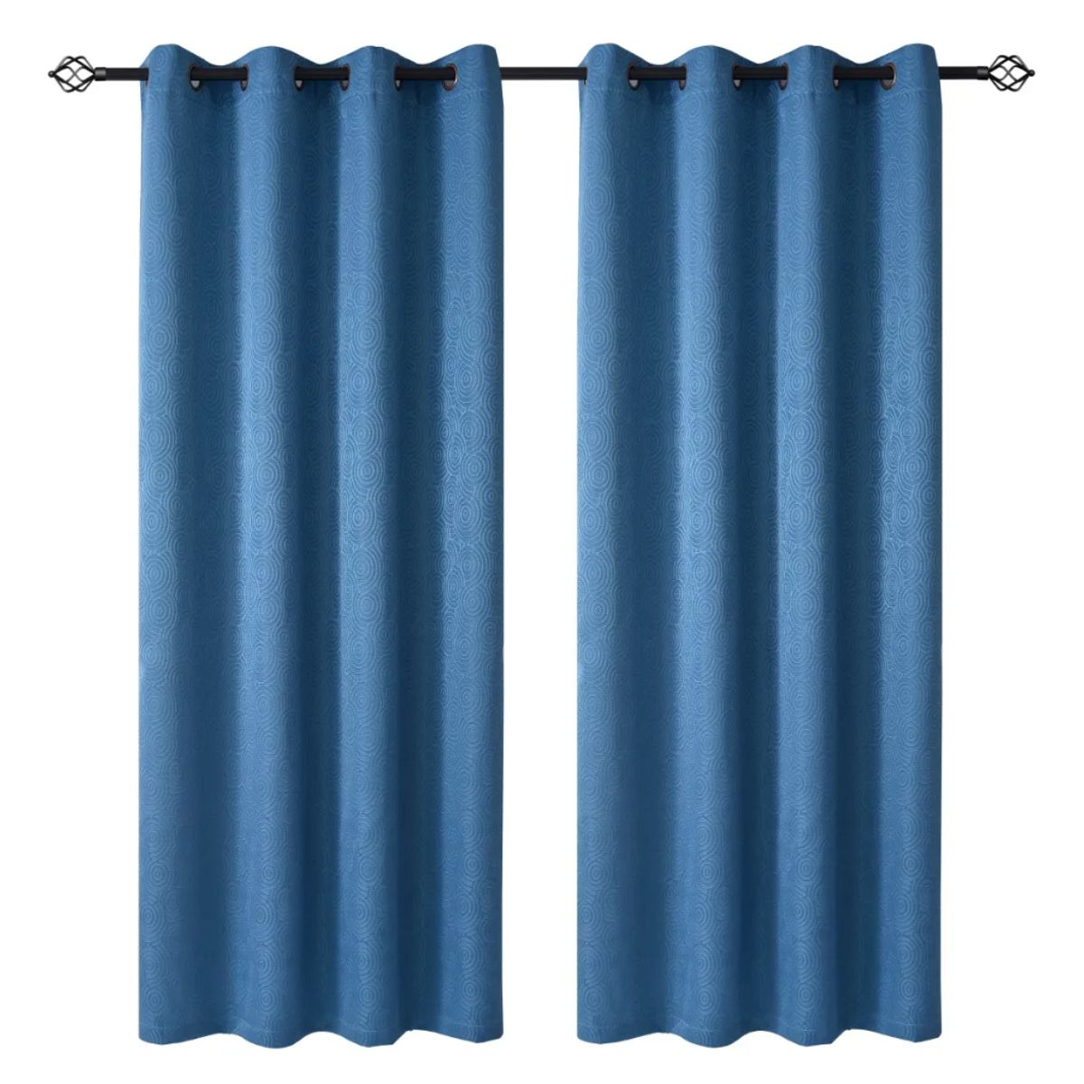 OKAY - Set Cortinas Hogar 2 Paños 140x220 Cm
