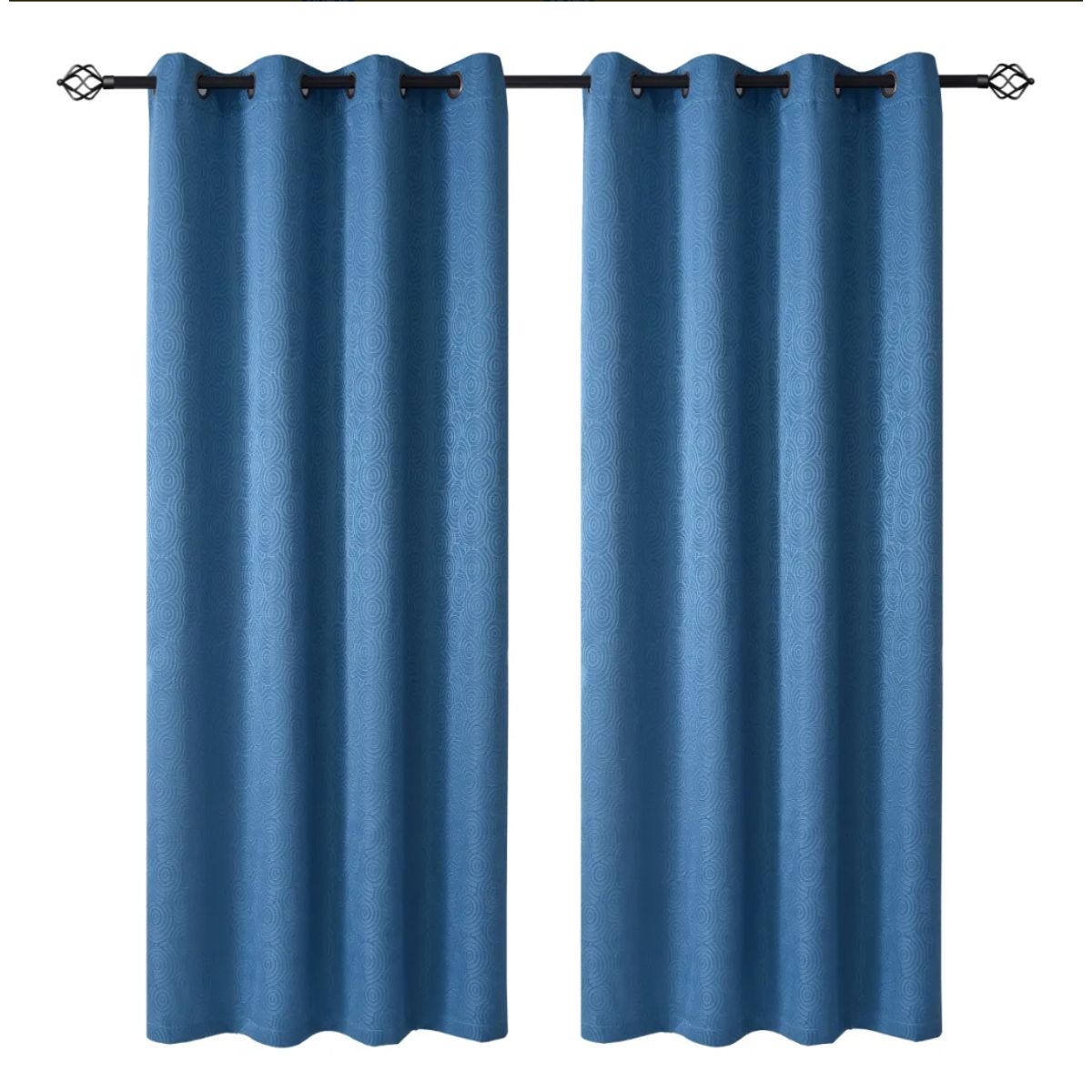OKAY - Set Cortinas Hogar 2 Paños 140x220 Cm