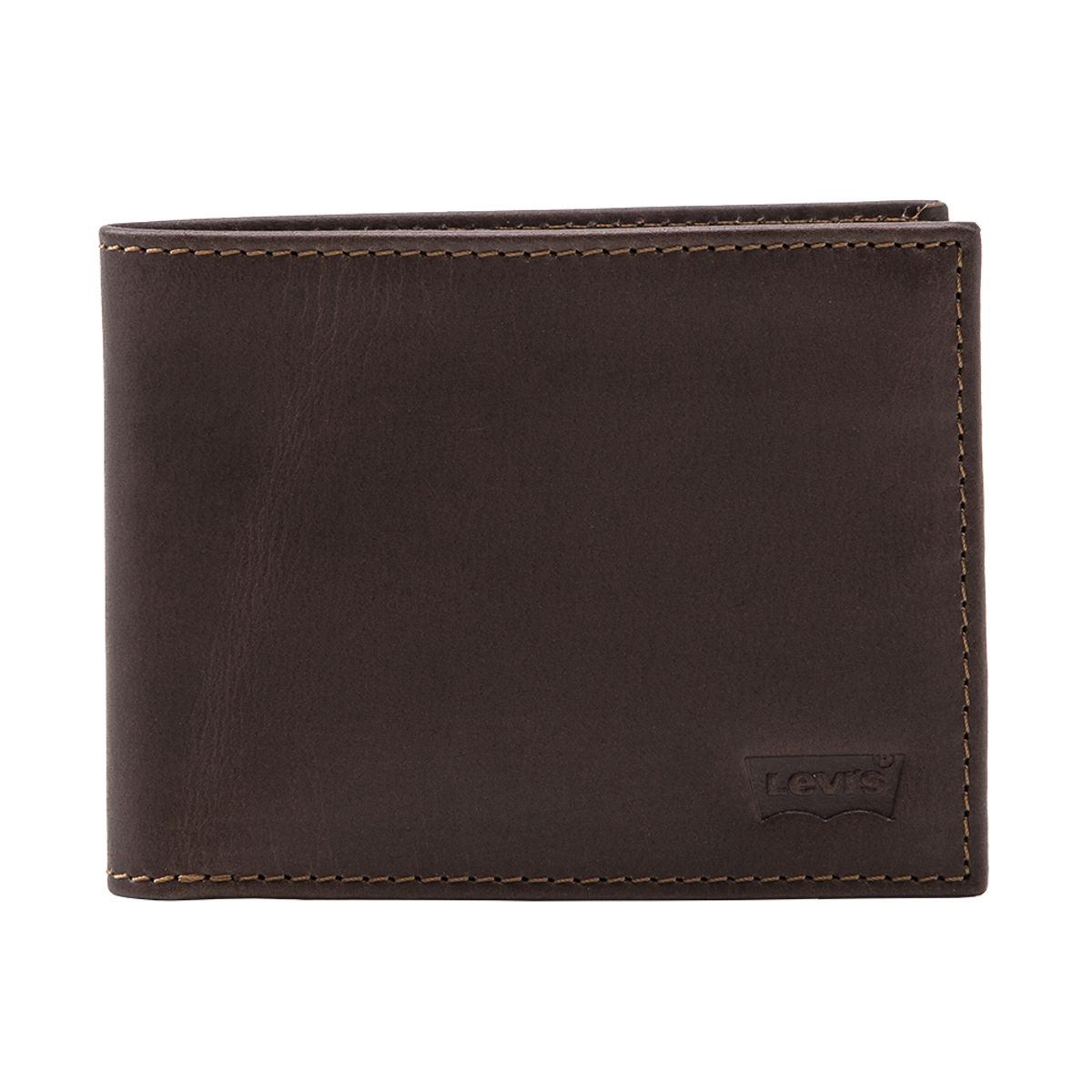 LEVIS - Billetera Hombre Hunte Coin Bifold Café Levis