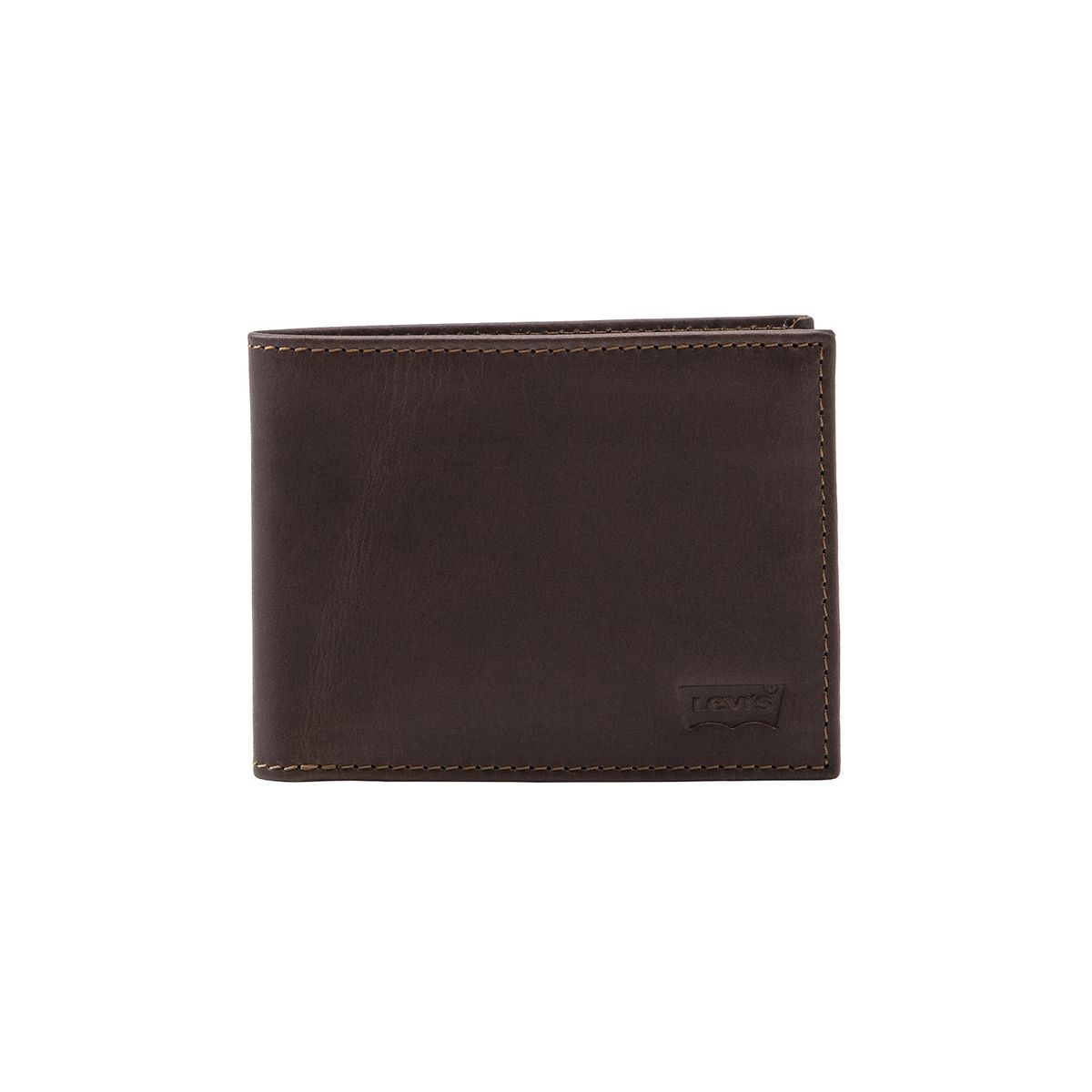LEVIS - Billetera Hombre Hunte Coin Bifold Café Levis