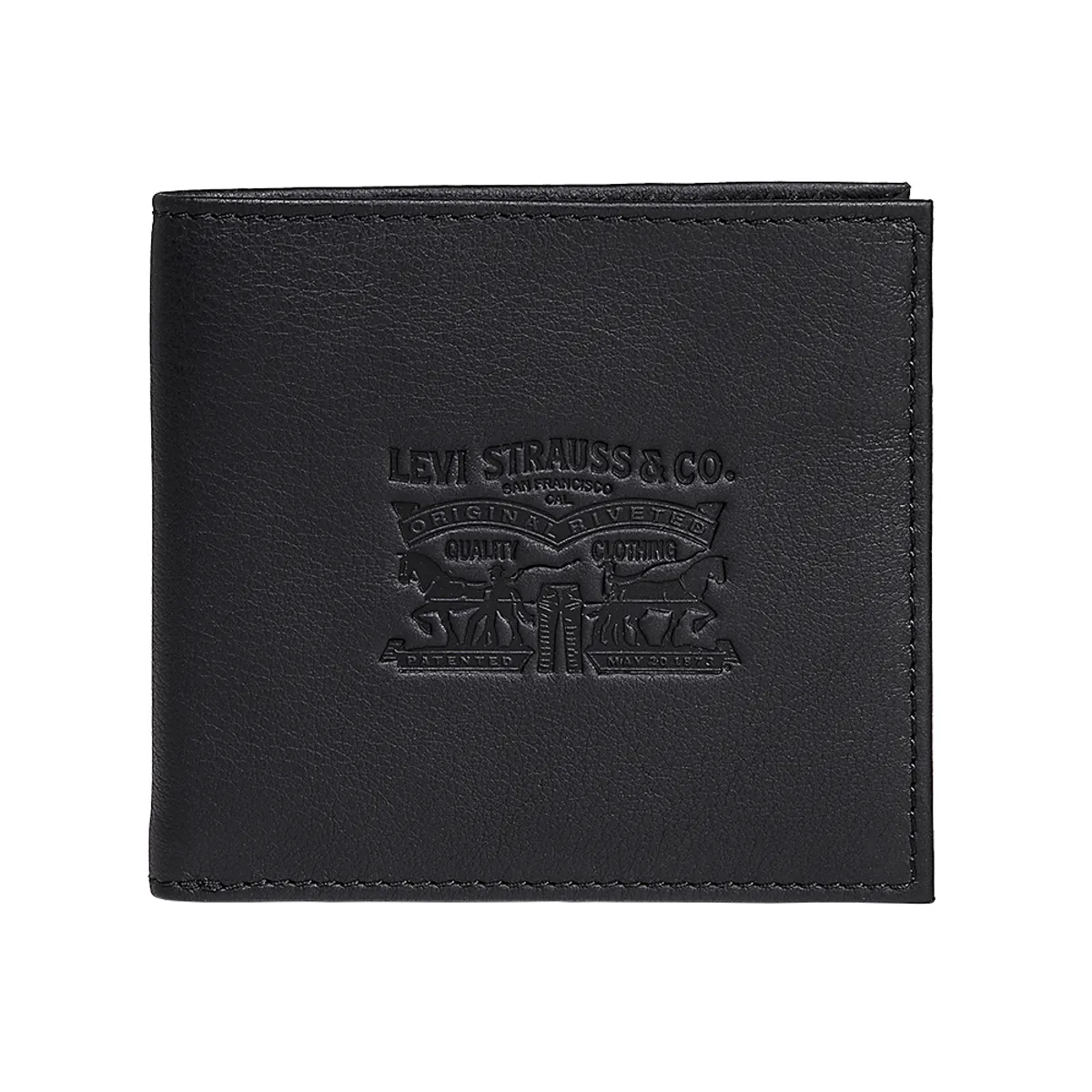 LEVIS - Billetera Hombre Vintage Two Horse Negro Levis