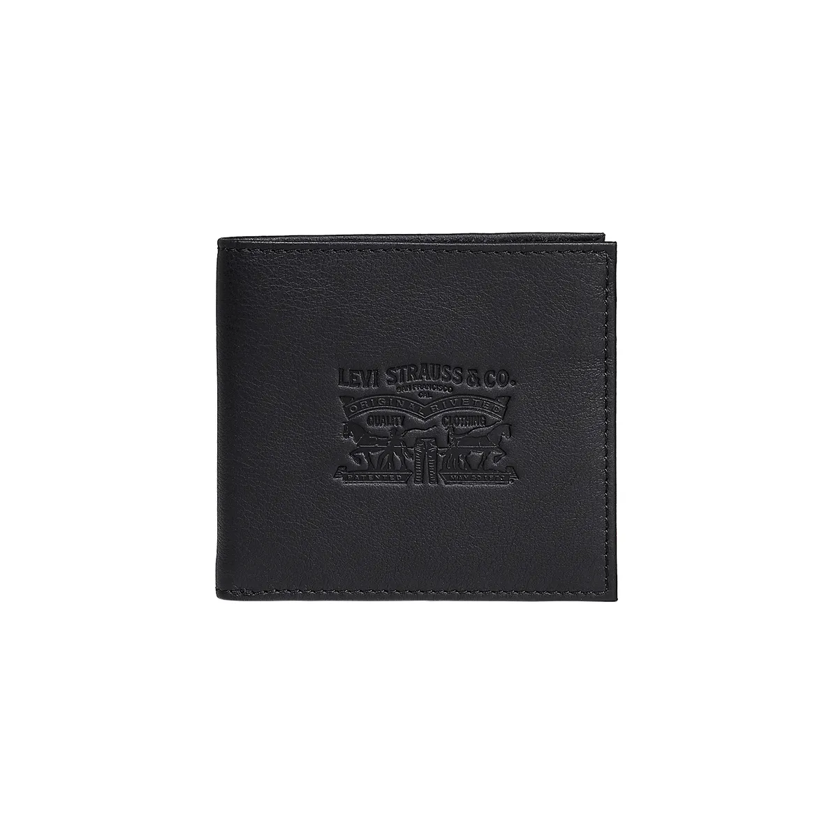 LEVIS - Billetera Hombre Vintage Two Horse Negro Levis