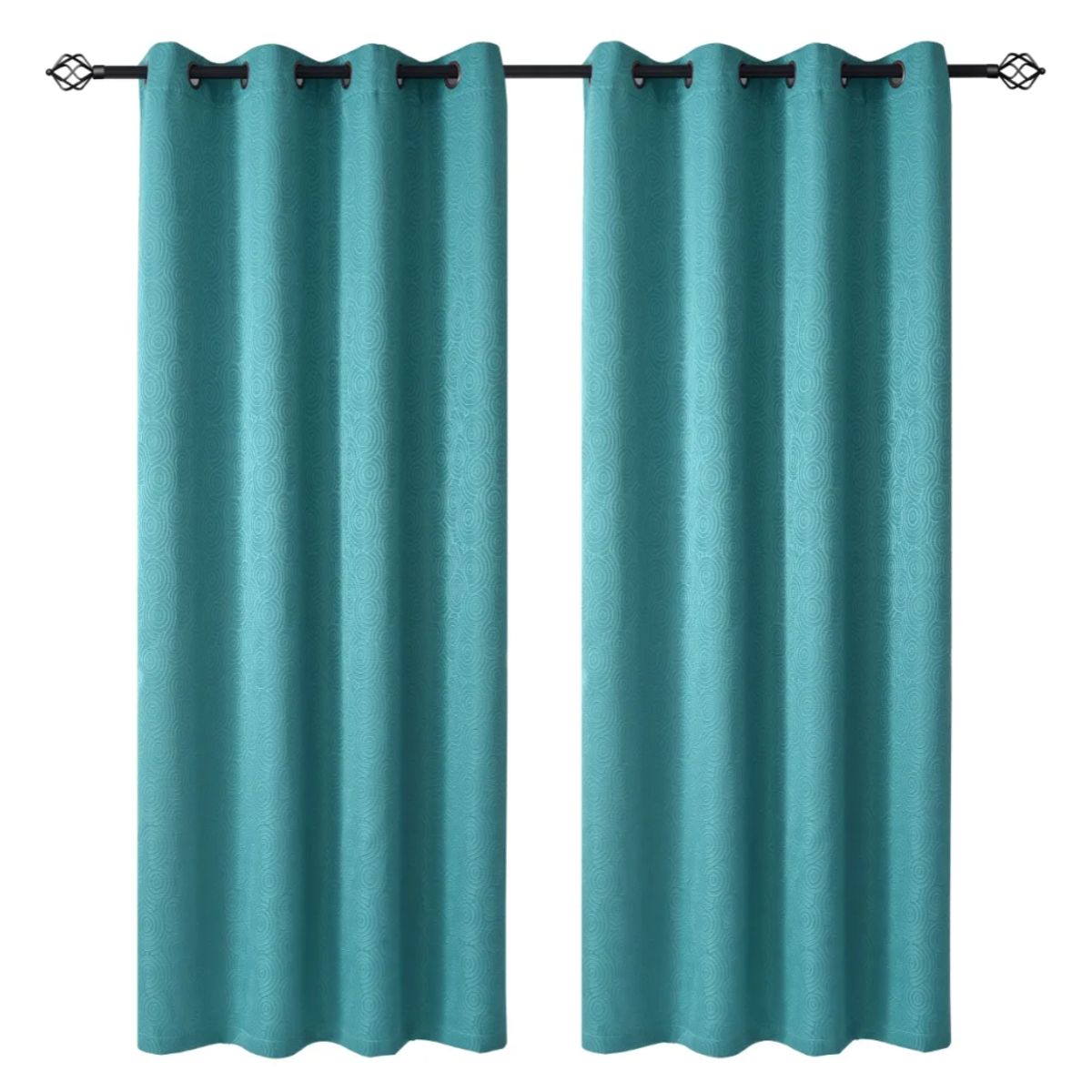 OKAY - Set Cortinas Hogar 2 Paños 140x220 Cm