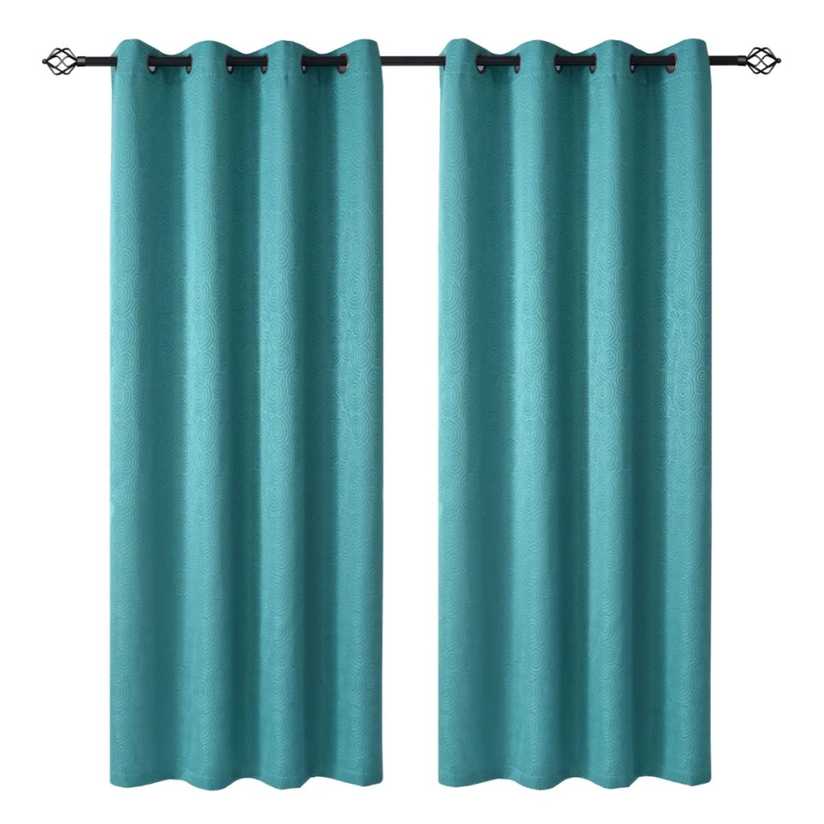 OKAY - Set Cortinas Hogar 2 Paños 140x220 Cm