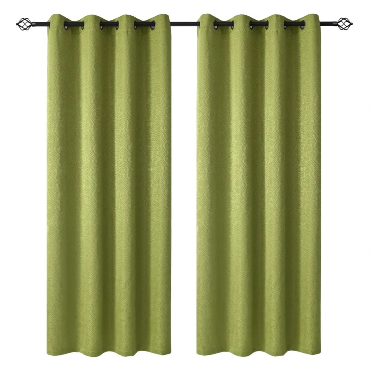 OKAY - Set Cortinas Hogar 2 Paños 140x220 Cm.