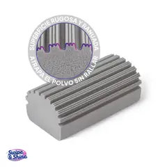 SWIPE AND SHINE - Set 4 Esponjas Tipo Plumero Elimina Polvo Pelo Swipe y Shine