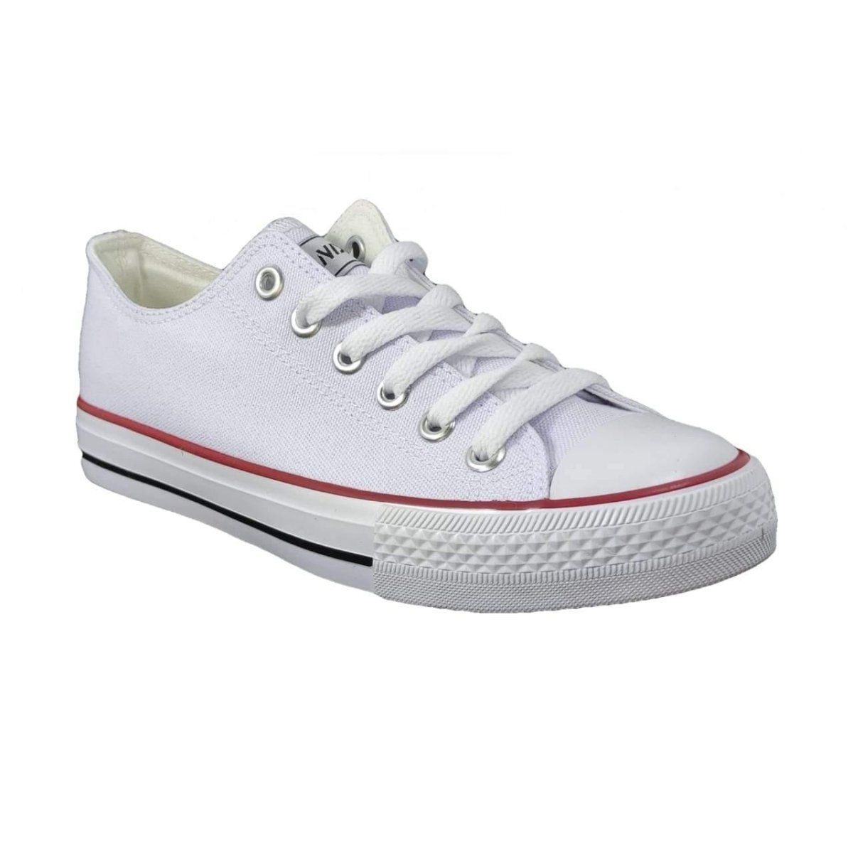 POZATINI - ZAPATILLA LONA MUJER BLANCO