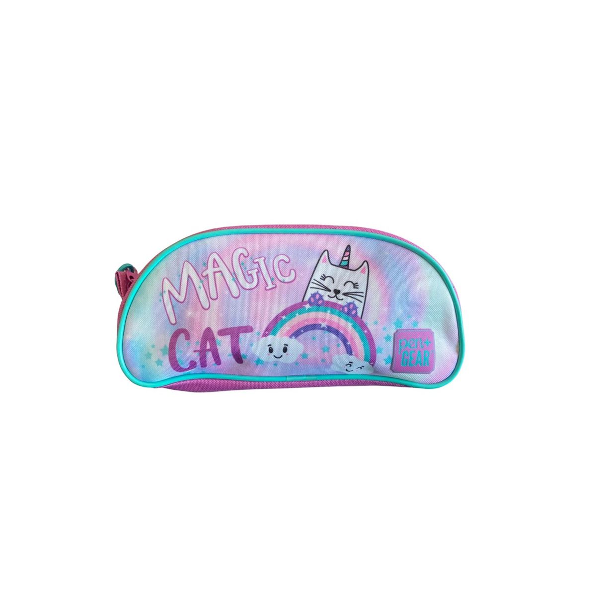 GENERICO - Estuche Gato Magic CaT + 12 lápices pastel