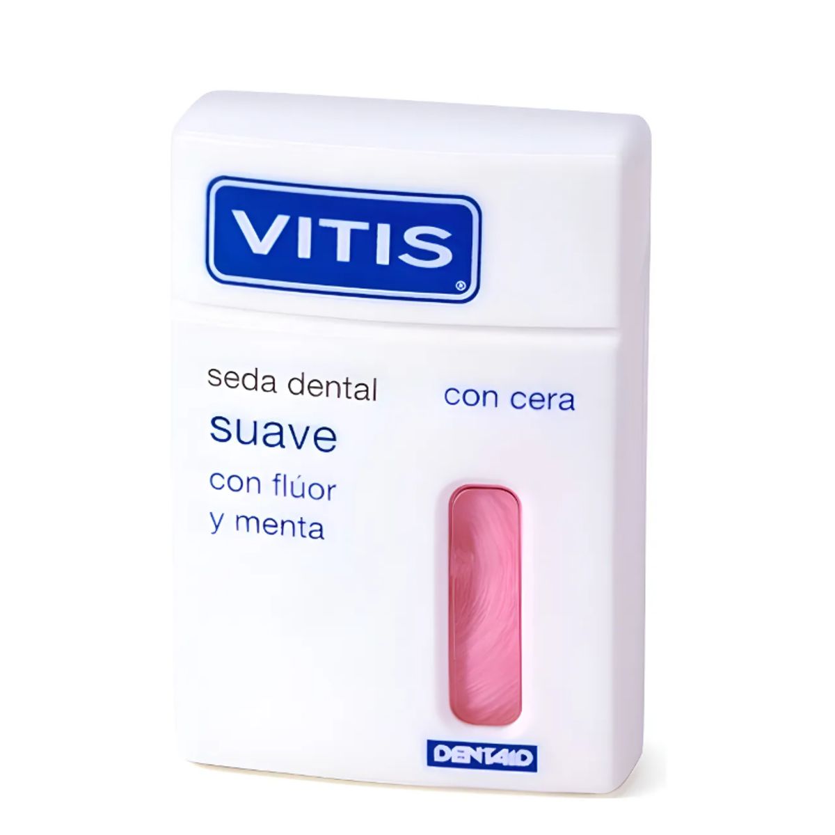 VITIS - Hilo Dental Vitis Suave Con Cera Y Fluor 50m No Tiene Sabor