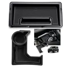 GENERICO - Porta Vaso Auto Organizador Aceesorios Multifuncional Suzuki Jimny Automatico Cafe Moneda Billertera