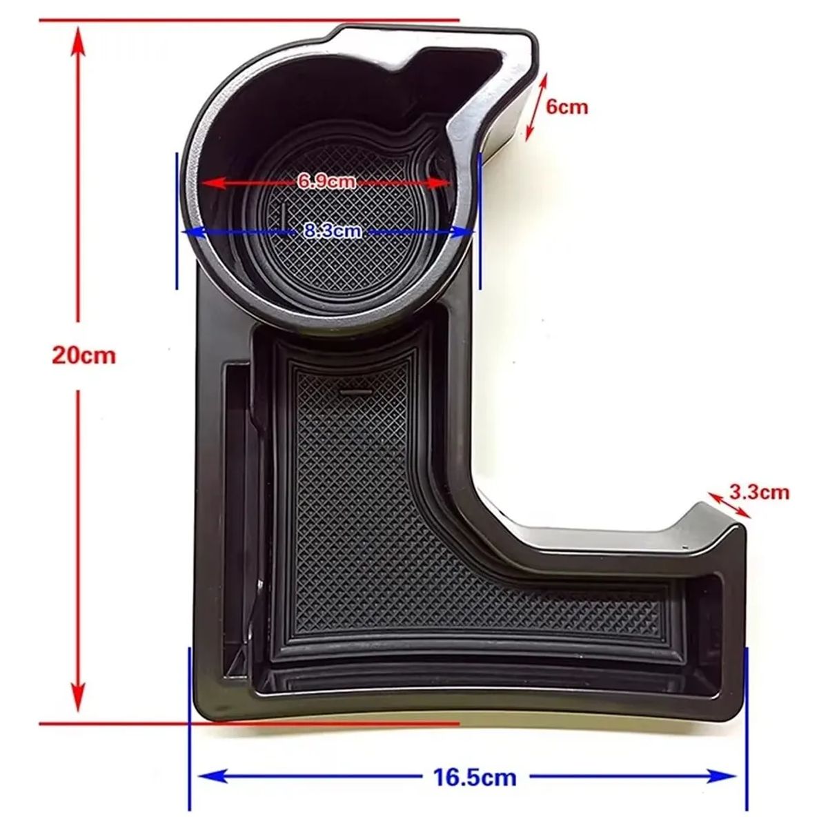 GENERICO - Porta Vaso Auto Organizador Aceesorios Multifuncional Suzuki Jimny Automatico Cafe Moneda Billertera