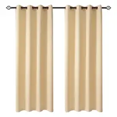 OKAY - Set Cortinas Hogar 2 Paños 140x220 Cm