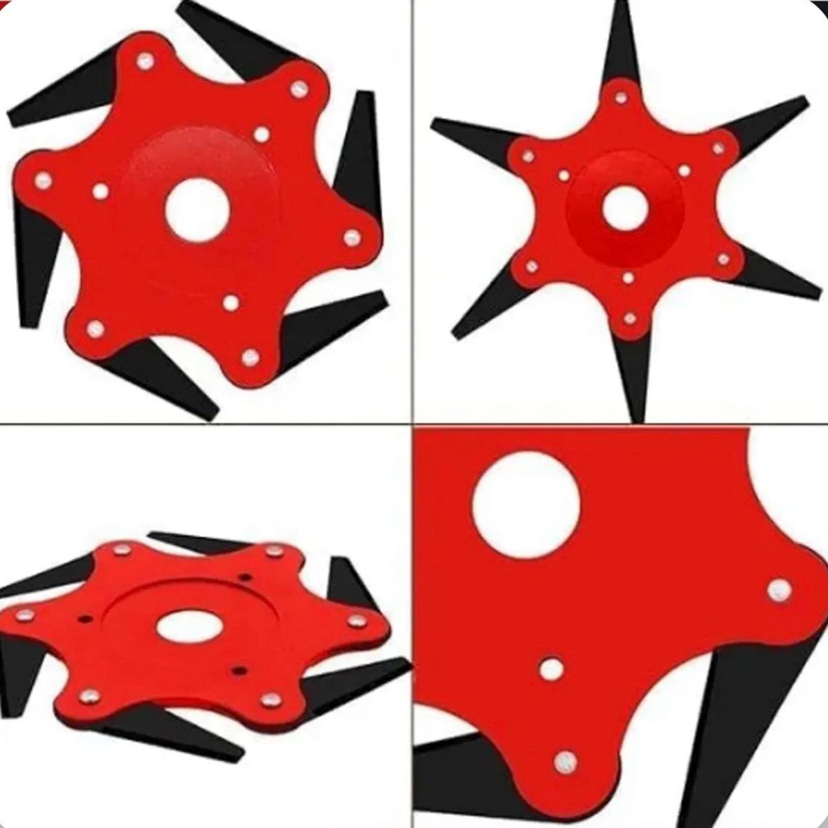 ERUX - Discos 6t - Cabezal De Corte De Acero De 6 Cuchillas 25.4mm
